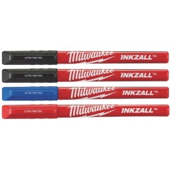 Markery cienkopisy kolorowe Milwaukee 48223165 Inkzall zestaw 4 szt.